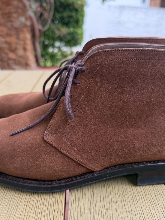 Bridlen Brown Suede Chukka Goodyear Welted Men\'s Boots Size 6 UK main image 14
